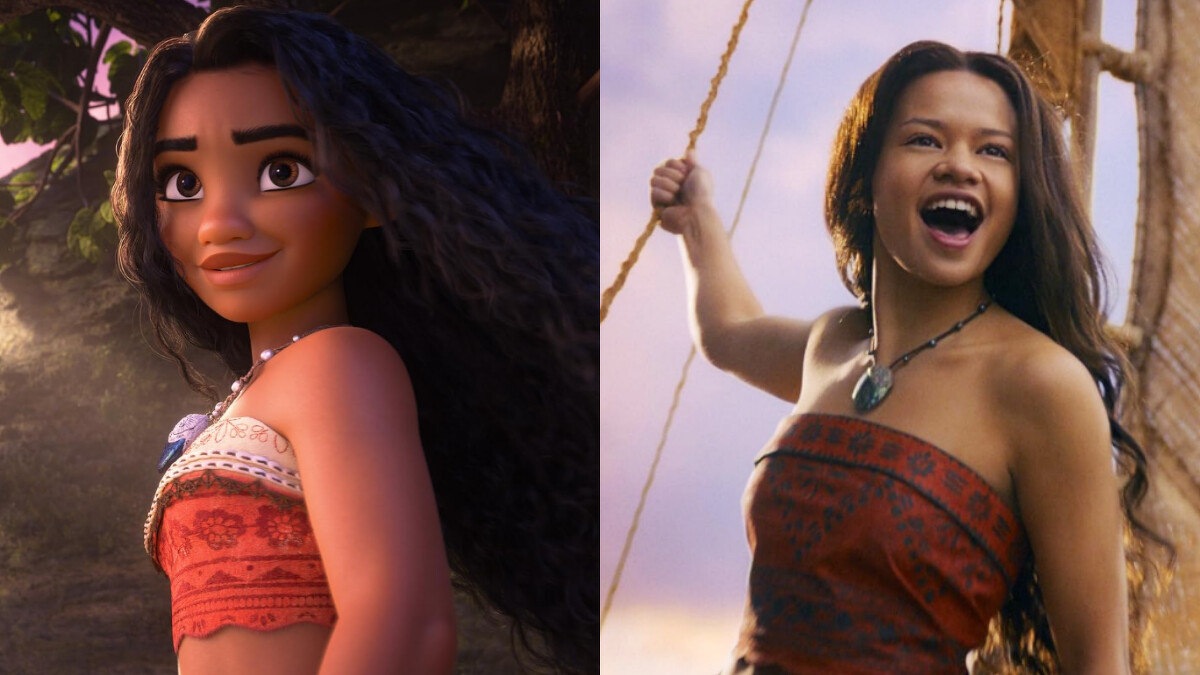 《海洋奇緣Moana》動畫與真人版「莫娜」