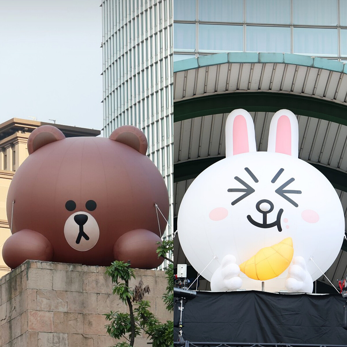 2025新北耶誕城 耶誕萌友-熊大、兔兔