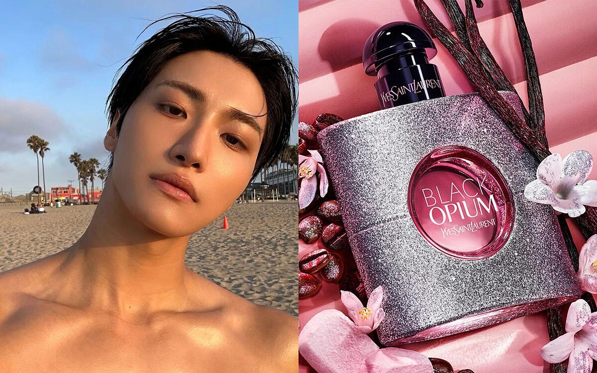 ATEEZ 星化 同款香水:YSL 黑鴉片粉耀淡香精,50ml NT4,950、90ml NT6,800