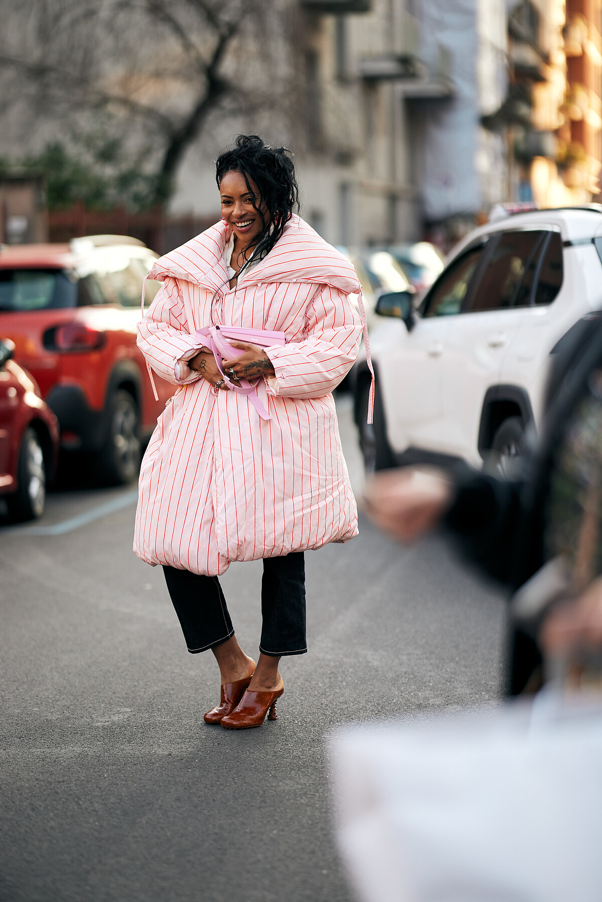 羽絨衣只要搭配得宜，也可以是造型亮點。