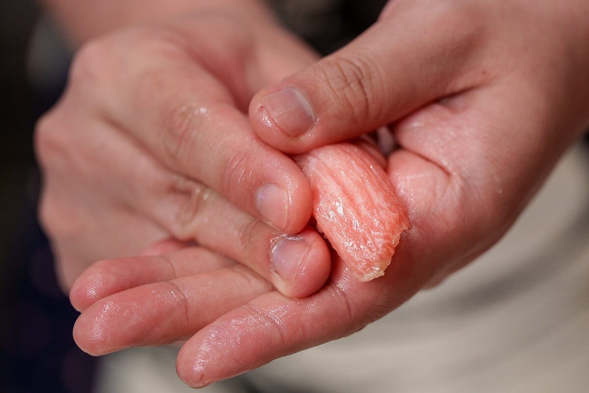 「合點壽司」最大特色就是採「現場手握壽司」。