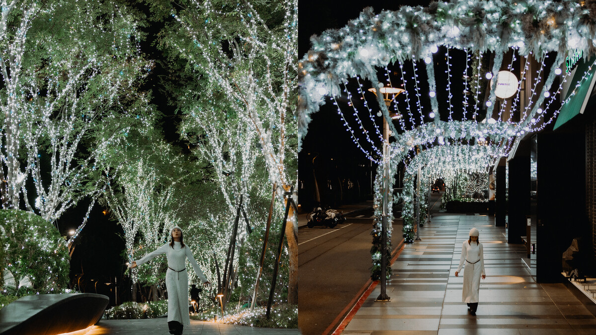 2025勤美草悟聖誕村打造250米「光之道」