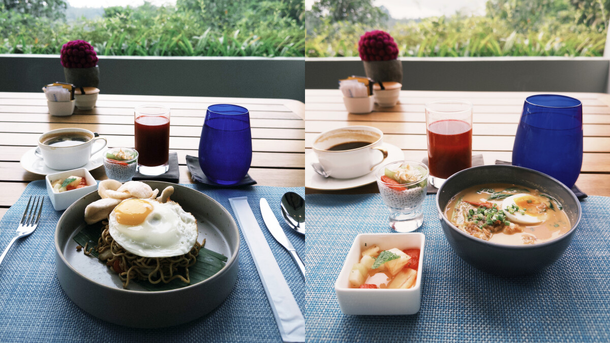 烏布安納塔拉度假酒店Kirana餐廳早餐