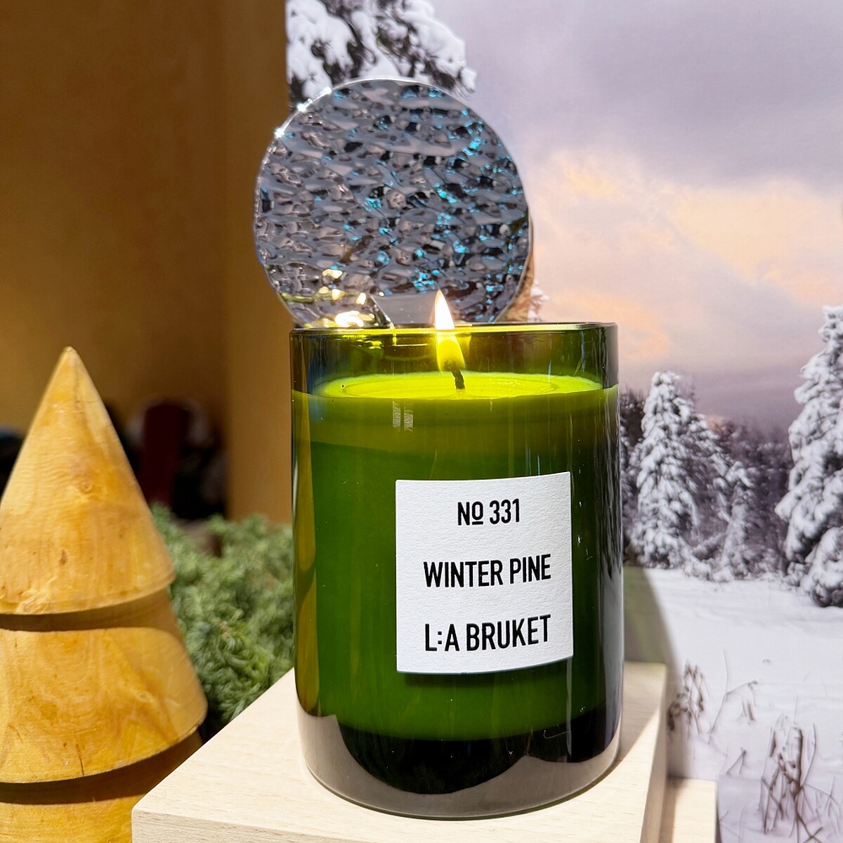 L:A BRUKET限量331冬季雪松香氛蠟燭260g,NT2,600