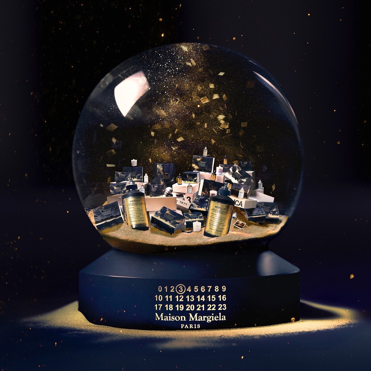 Maison Margiela 2025星塵節慶限定系列情境圖。