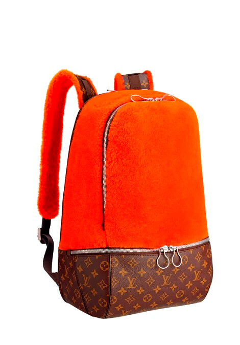 Marc Newson and Louis Vuitton Fleece Pack orange