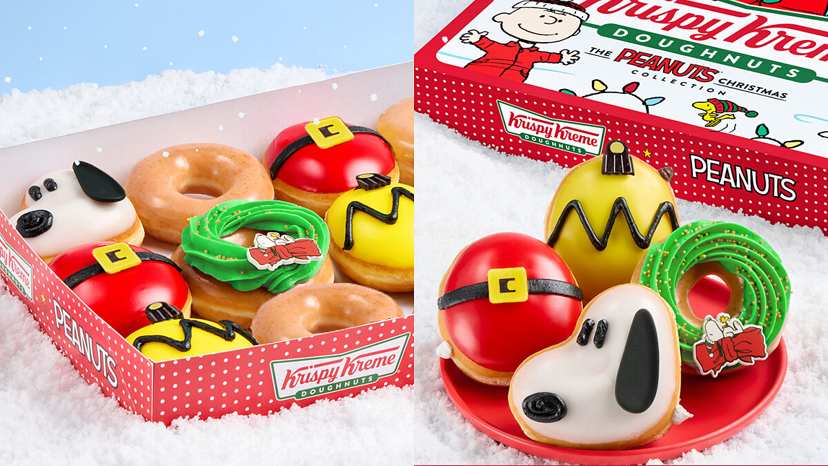 【Threads上紅什麼】Krispy Kreme和Peanuts超萌聯名11/28開賣！史努比甜甜圈超欠吃