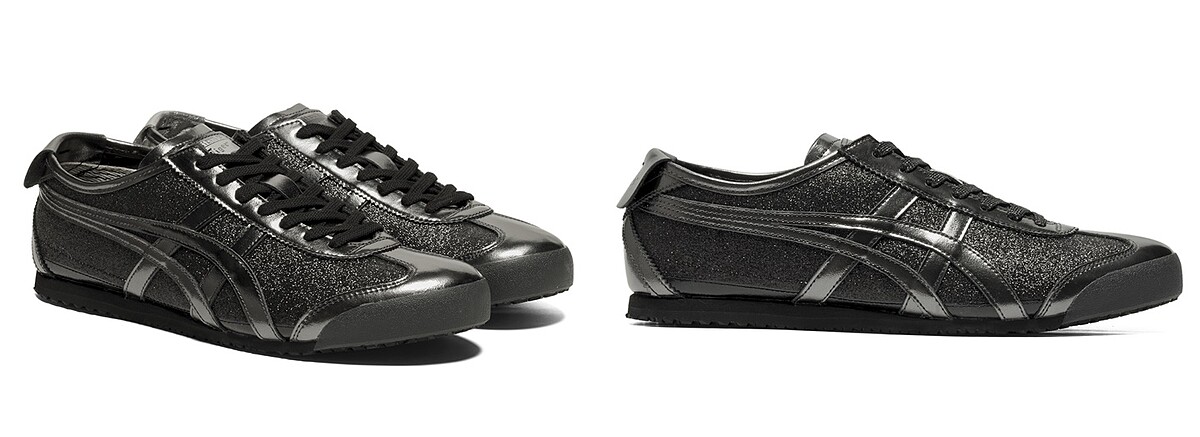 HOLIDAY GLITTER PACK - MEXICO 66鞋款，銀河黑，建議售價NT5,880。