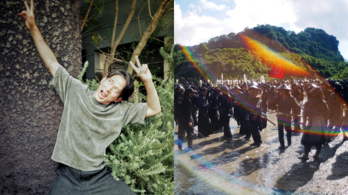 岡田准一官方X上常常紀錄拍片的工作人員花絮照