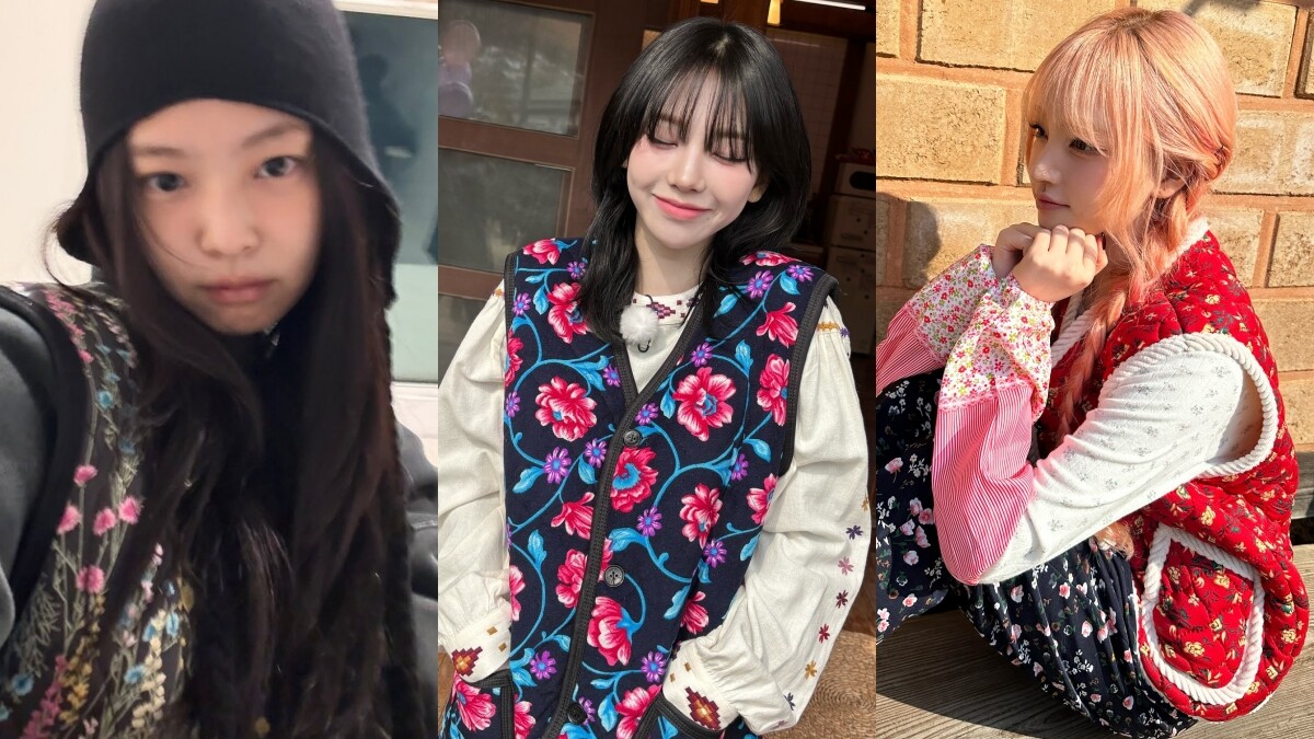 百元有找的韓國「姨母背心」火了！Jennie、太妍、Karina都搶穿，市場單品逆襲成冬季爆款