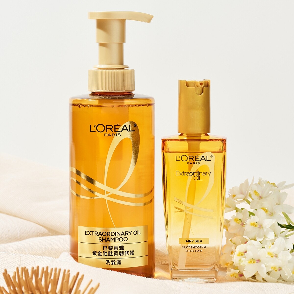 巴黎萊雅黃金胜肽柔韌修護洗髮露440ml,NT419