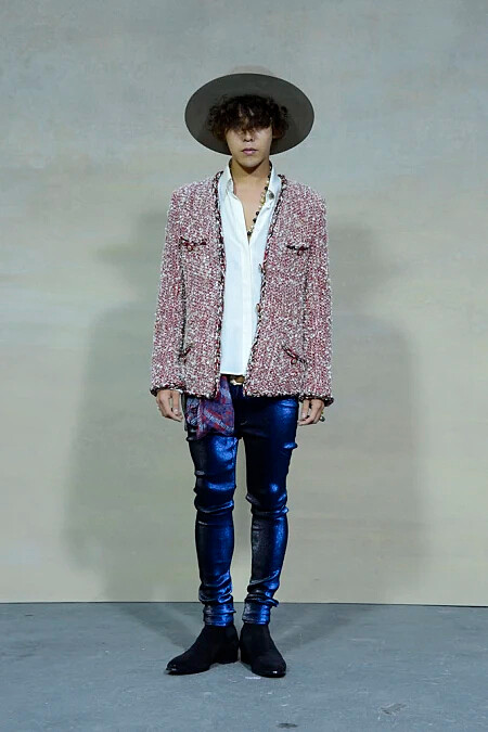 G-Dragon權志龍出席Chanel 2015春夏大秀穿搭