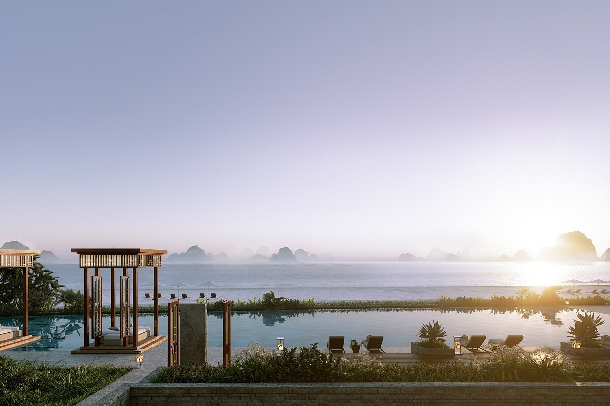 「洲際下龍灣度假酒店」位在的白齋區（Bai Chay）。