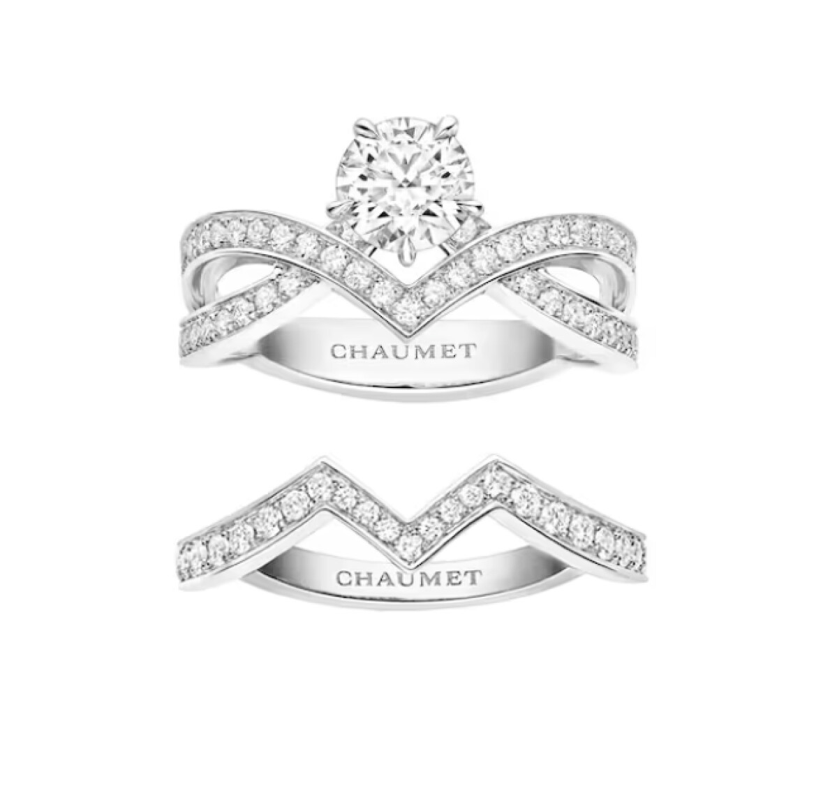 求婚鑽戒推薦品牌：Chaumet（可搭配同系列線戒）