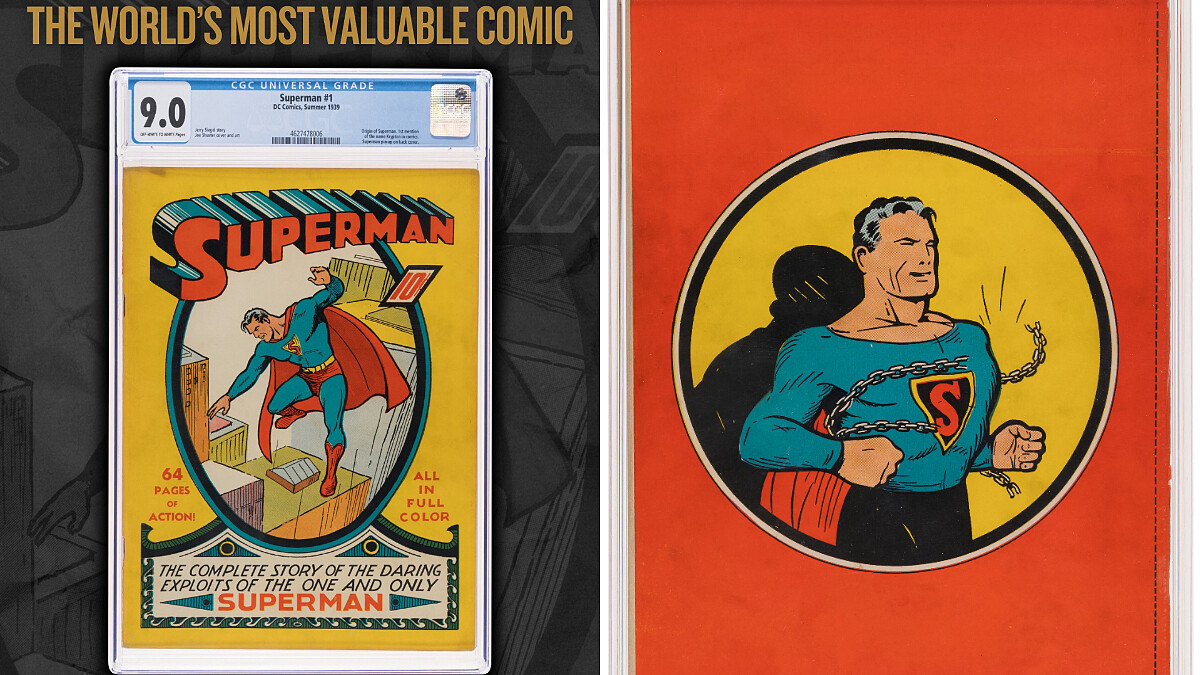 母親最後的珍貴禮物！一本幼年報攤買的漫畫竟值2.86億台幣？三兄弟清掃母親遺物發現《超人》漫畫創拍賣天價