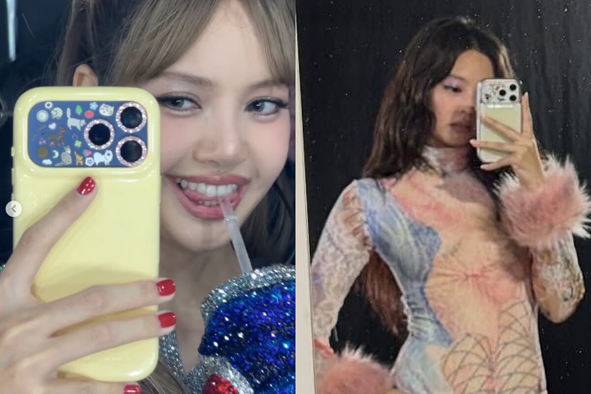 Lisa、Jennie鏡頭背蓋貼紙