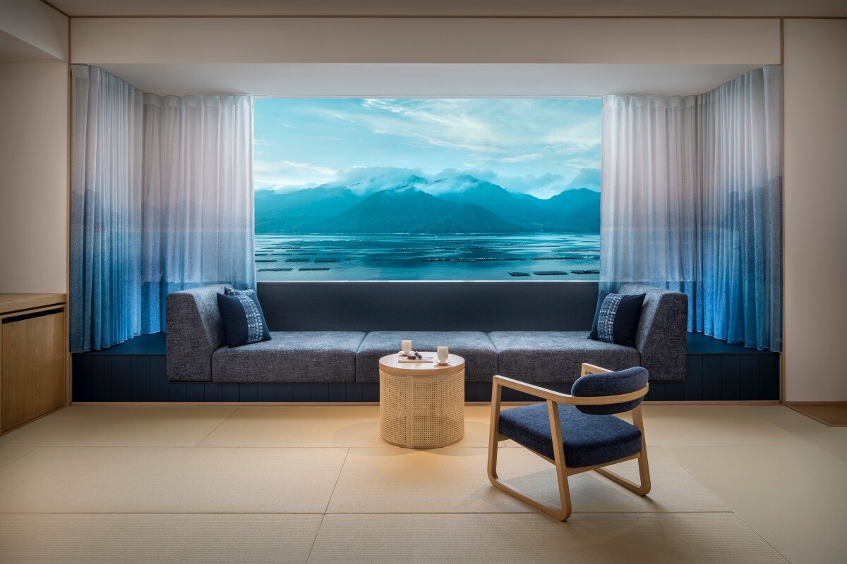 「界 宮島」是以「海霧」為概念打造的設施。