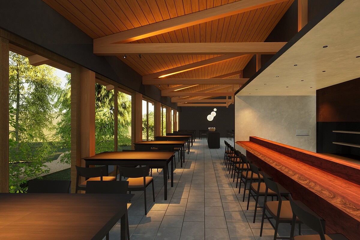 「界 草津」餐廳空間。