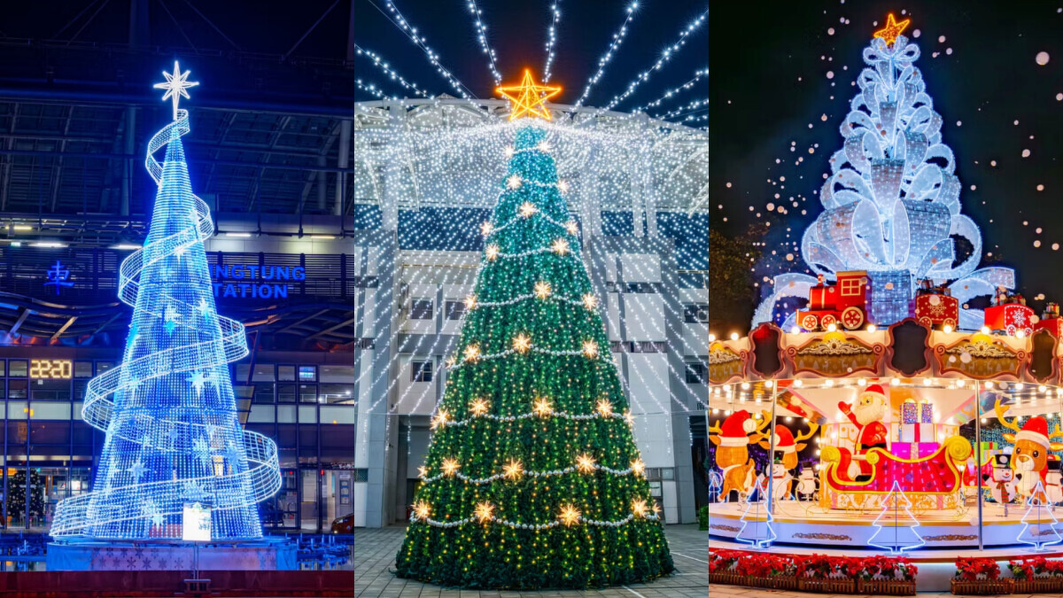 2025屏東聖誕節打造三棵不同風格聖誕樹