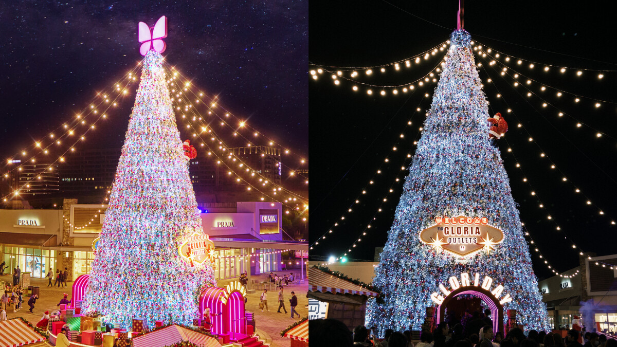 華泰名品城「20米飄雪穿越聖誕樹」