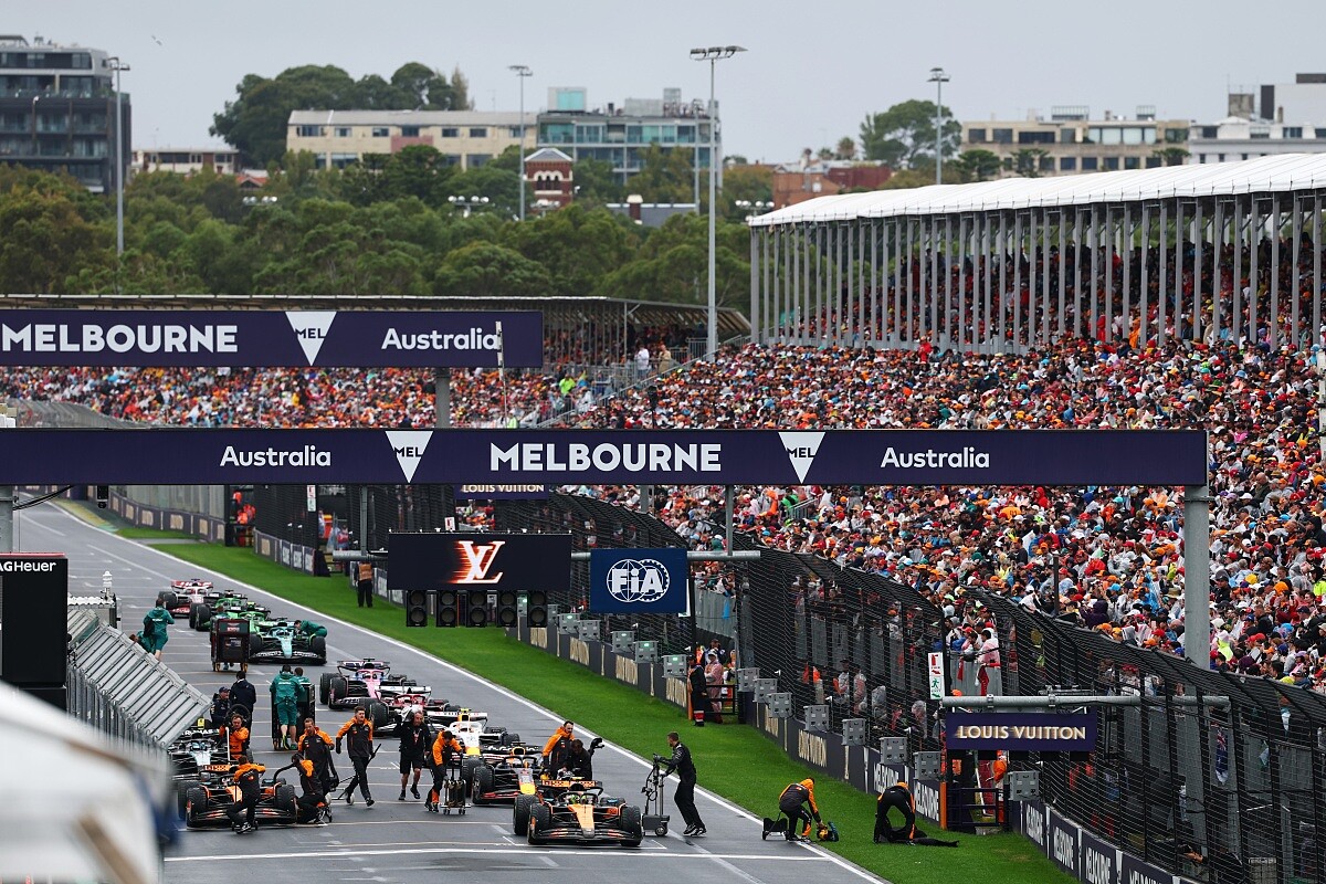 墨爾本大獎賽現場。