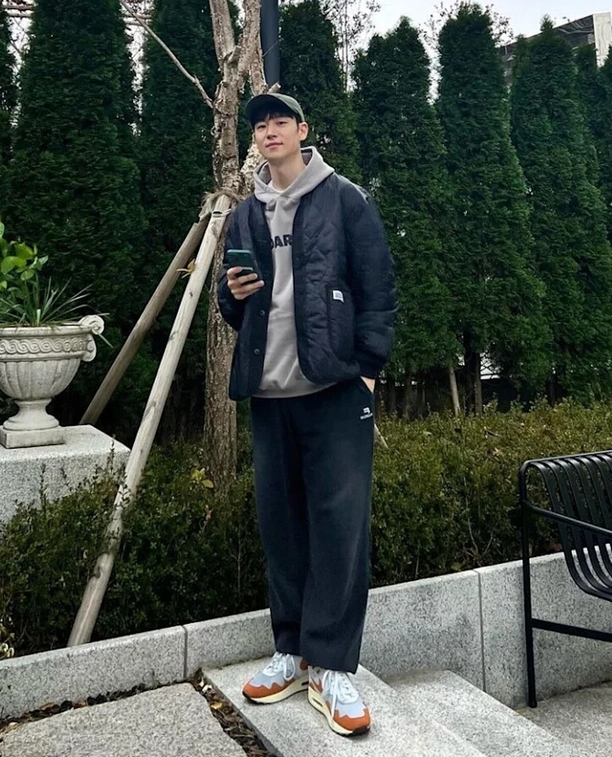 李帝勳帽T外套日常穿搭
