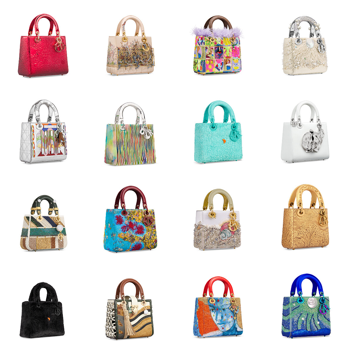 Dior Lady Art #10 藝術家限量系列作品。