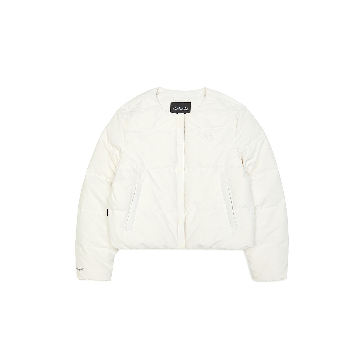 Mark Gonzales 男女同款 小天使布章輕量圓領 羽絨外套 建議售價4580元