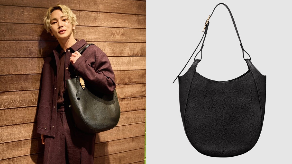 Le Foulonn&eacute;半月形單肩包，NT$31,400。