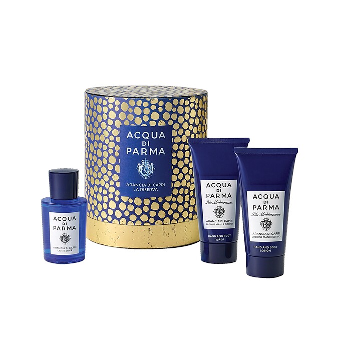 誠品生活480｜Acqua di Parma｜金色假期藍色地中海 卡布里香橙禮盒｜推薦價6,900元。