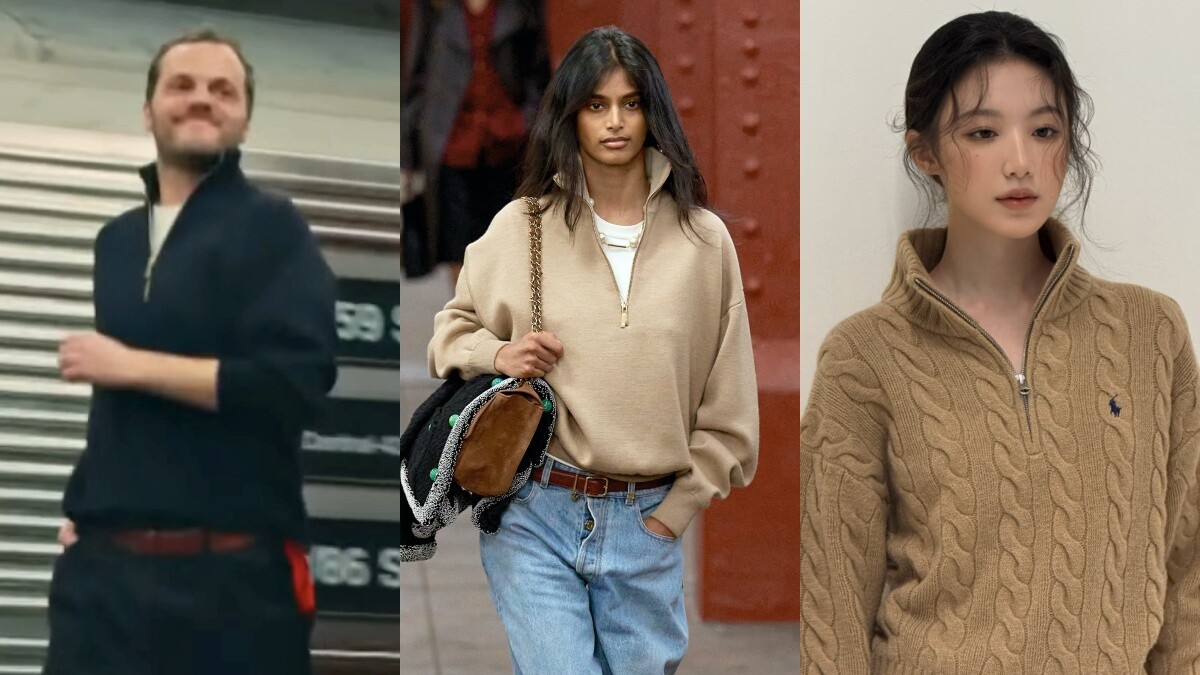 「半拉鍊上衣」秋冬將取代大學T！香奈兒藝術總監領軍穿，舒華、Sana也跟上，5 推薦款一次看