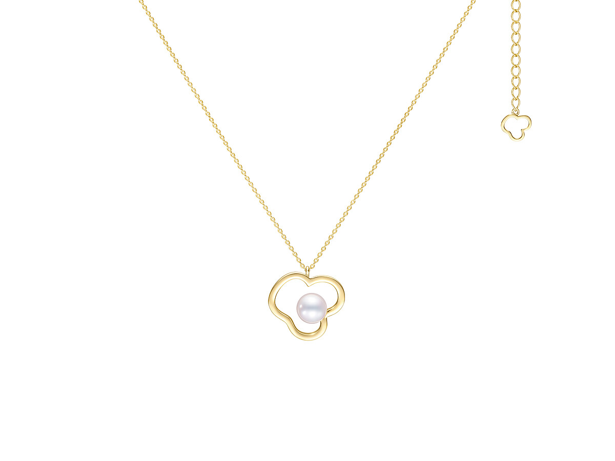 新品 - TASAKI chants 阿古屋珍珠& 18K黃金墜鍊 NT$67,500