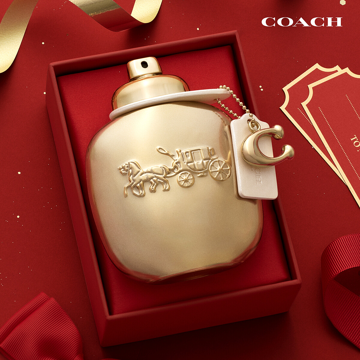 COACH GOLD時尚閃耀香精 90ML $4,500 / 50ML $3,450 / 30ML $2,300