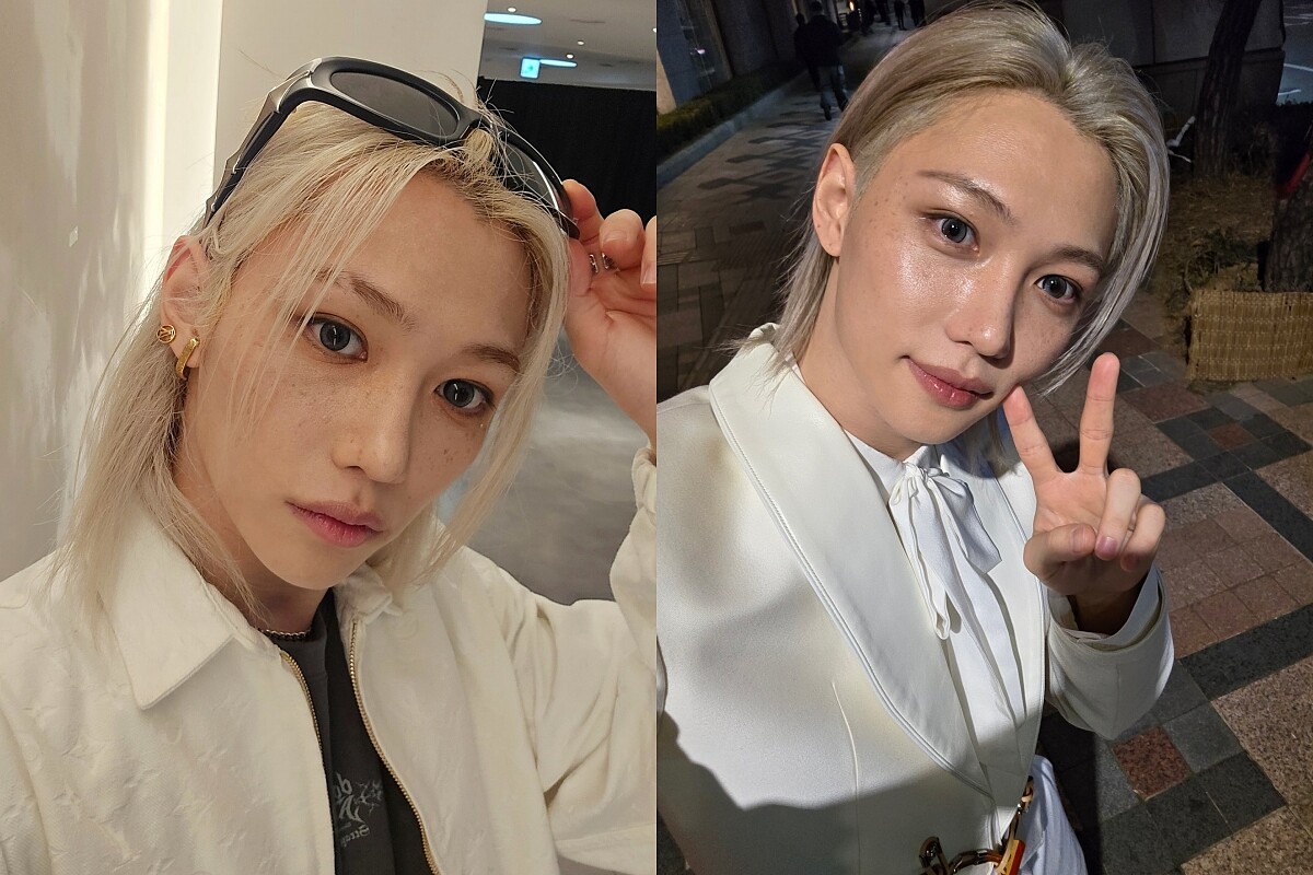 Felix示範白色穿搭正式與休閒兩種風格