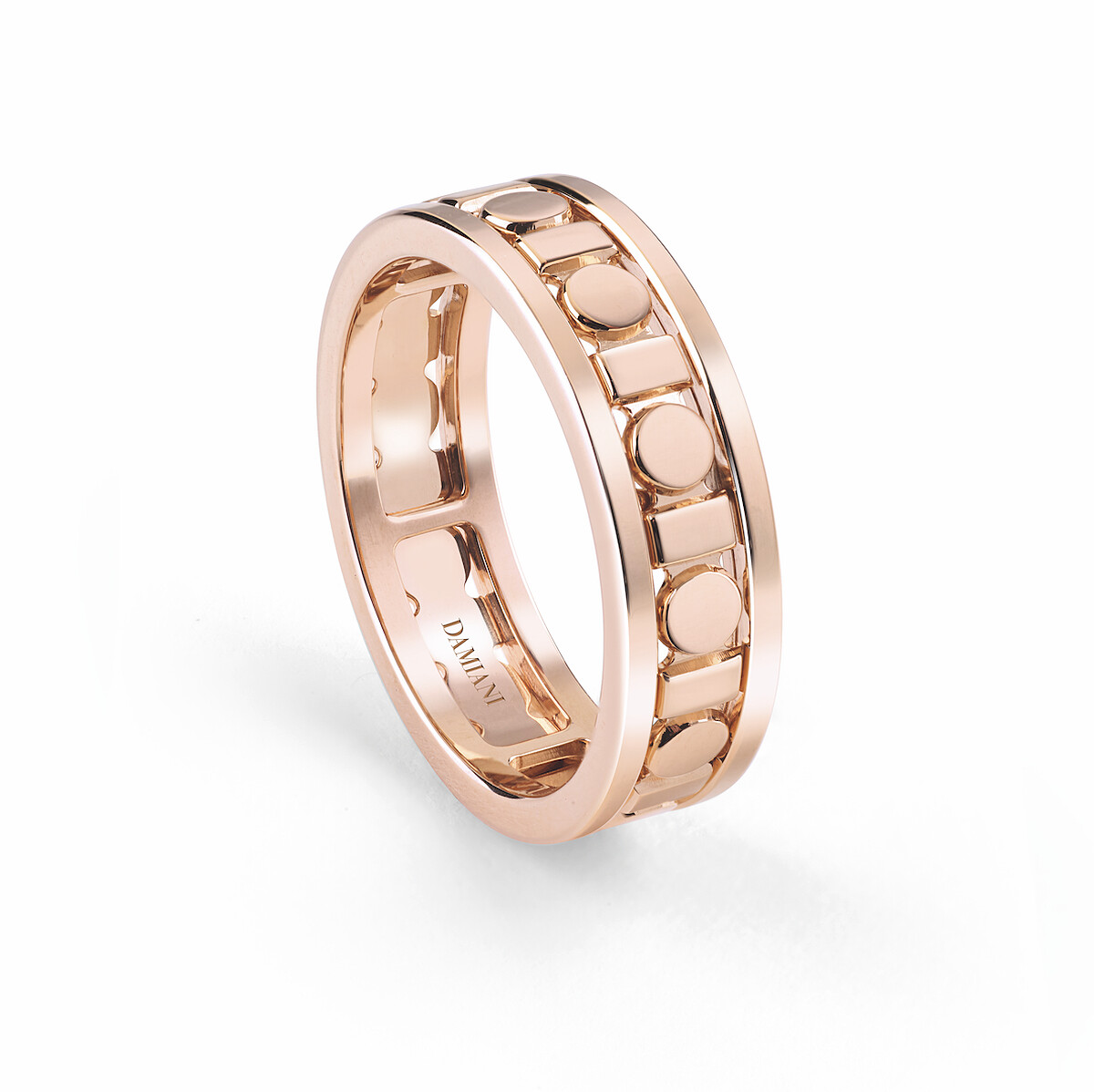 DAMIANI Belle Époque Reel系列18K玫瑰金戒指,建議售價NT$ 62,400