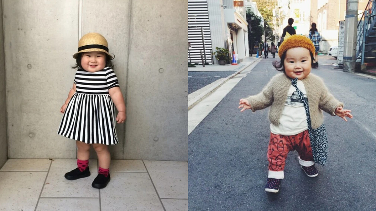 【穿搭靈感】激似胖虎妹妹？日本2歲萌娃omatsuricco圓滾滾穿搭超療癒！