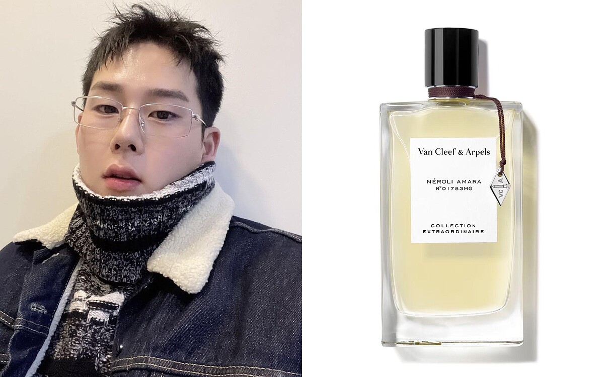 Photo/ IG @joohoneywalke，MONSTA X 周憲 私下愛用香氛：Van Cleef & Arpels N&eacute;roli Amara 香水