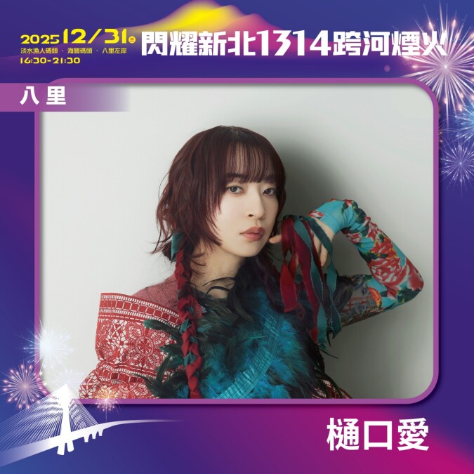2026新北跨年八里左岸「星月舞台」卡司-樋口愛