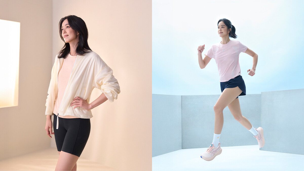 ASICS必收最強新作！陳庭妮完美演繹GEL-NIMBUS 28跑鞋與P.life系列服飾，簡約設計與高機能合體詢問度爆增，穿出品味獨具的質感運動風火速入手準沒錯！