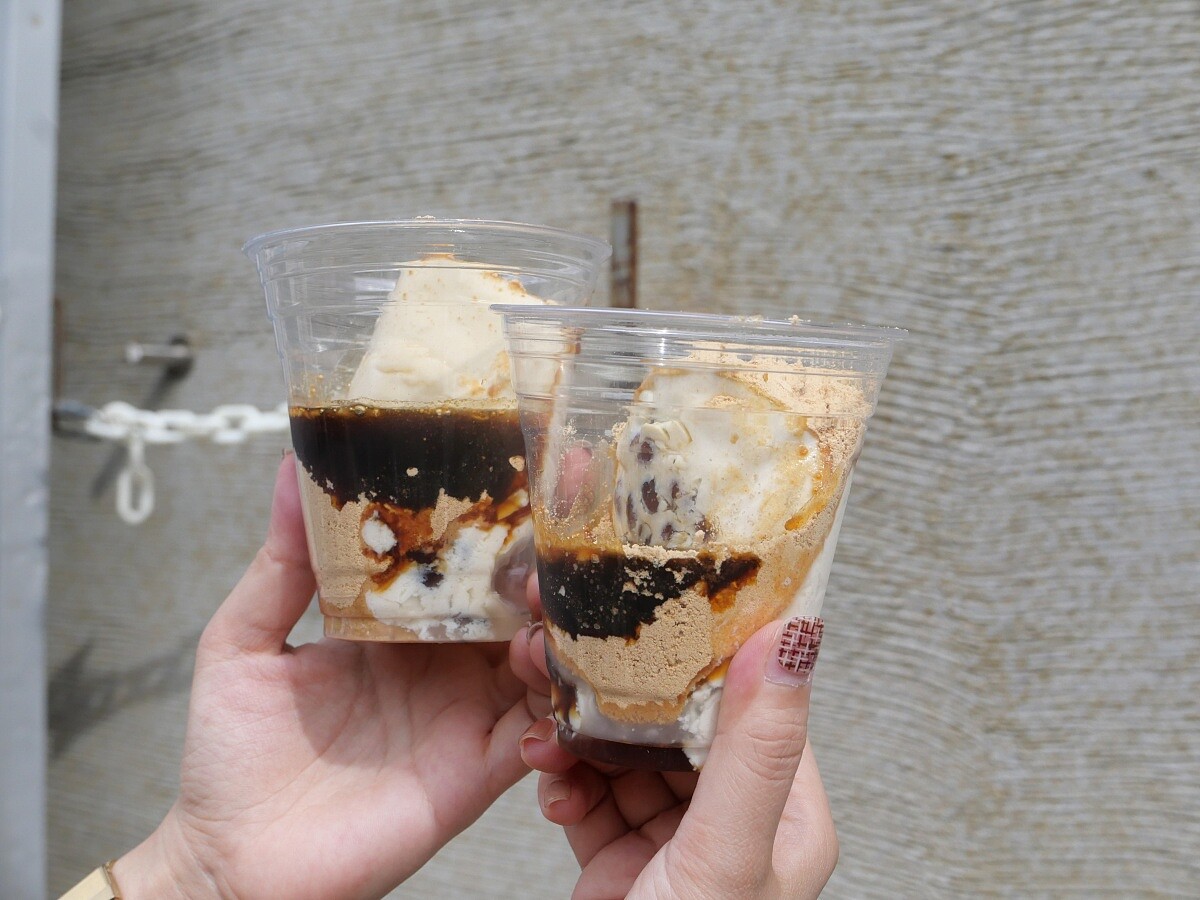 招牌「豆乳布丁」。