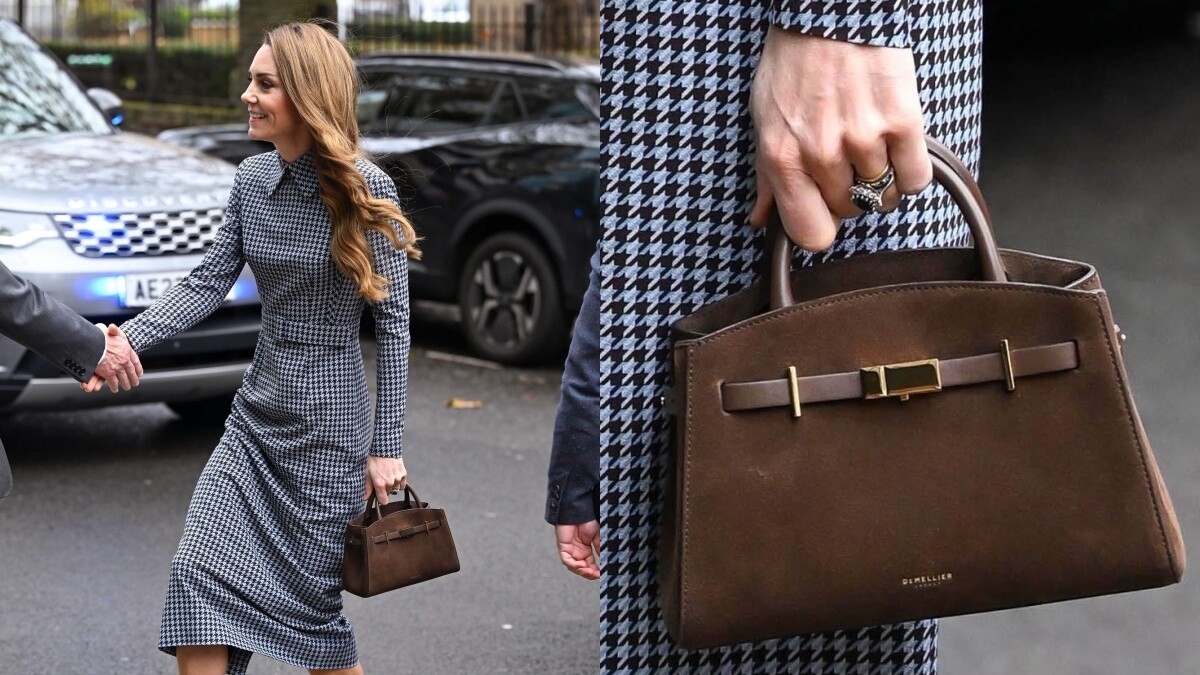 凱特王妃愛用英國牌DeMellier麂皮手提包！好搭到英國人狂搶，3款輕奢麂皮手袋同步推薦