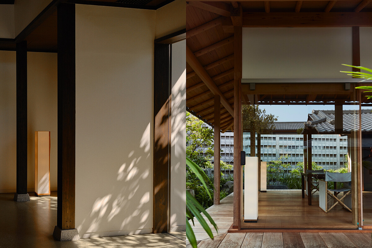 劉白與光影的拿捏造就了旅宿不同的氛圍。