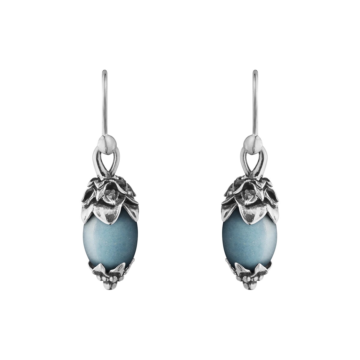 HERITAGE系列_2026年度純銀藍石英穿式耳環_建議售價11,500元