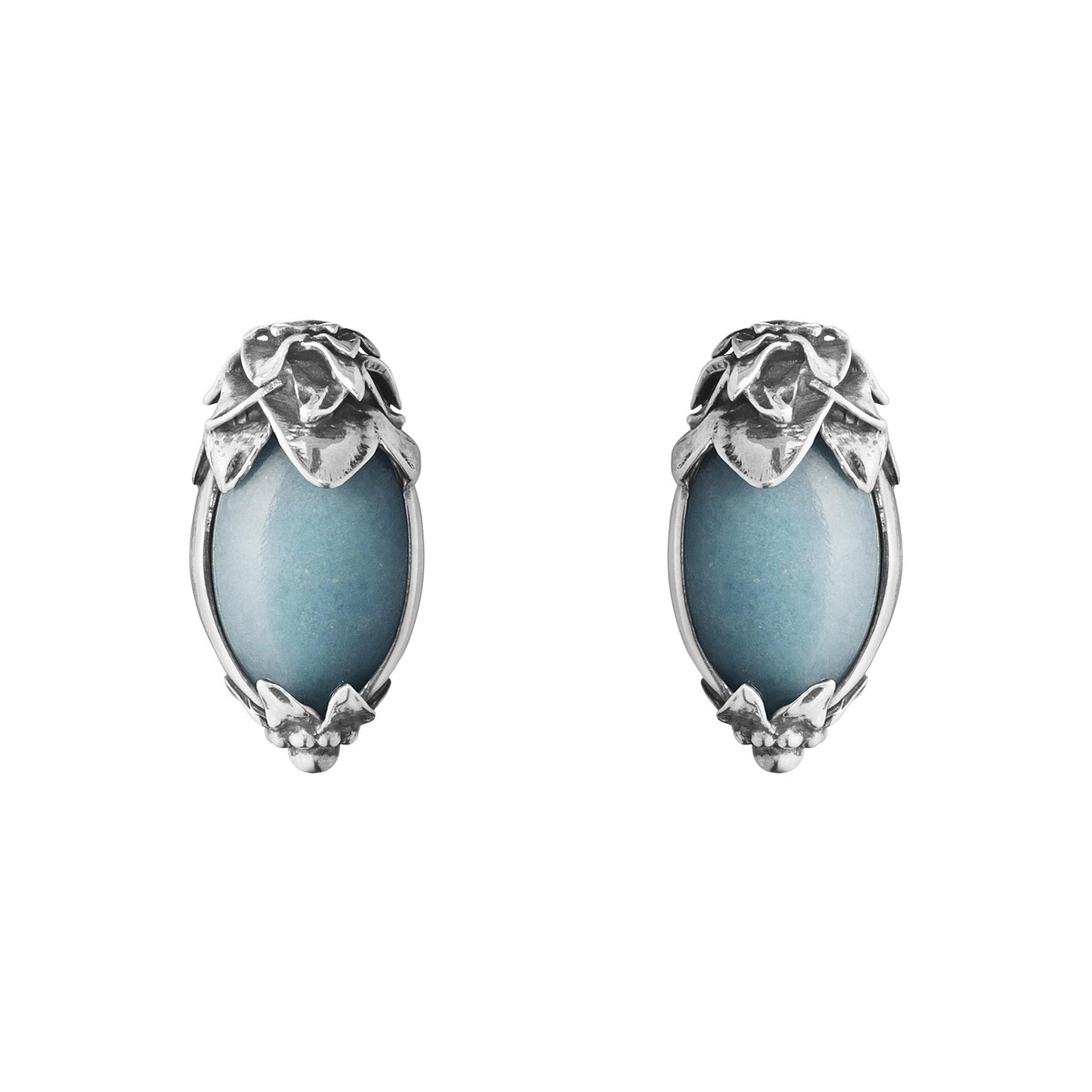 HERITAGE系列_2026年度純銀藍石英耳夾_建議售價11,500元