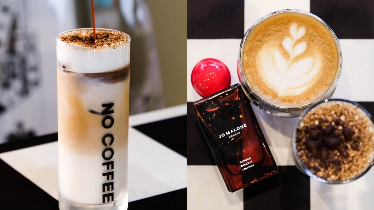 Jo Malone London英倫放玩派對快閃店與NO COFFEE推出期間限定的薑餅人拿鐵。