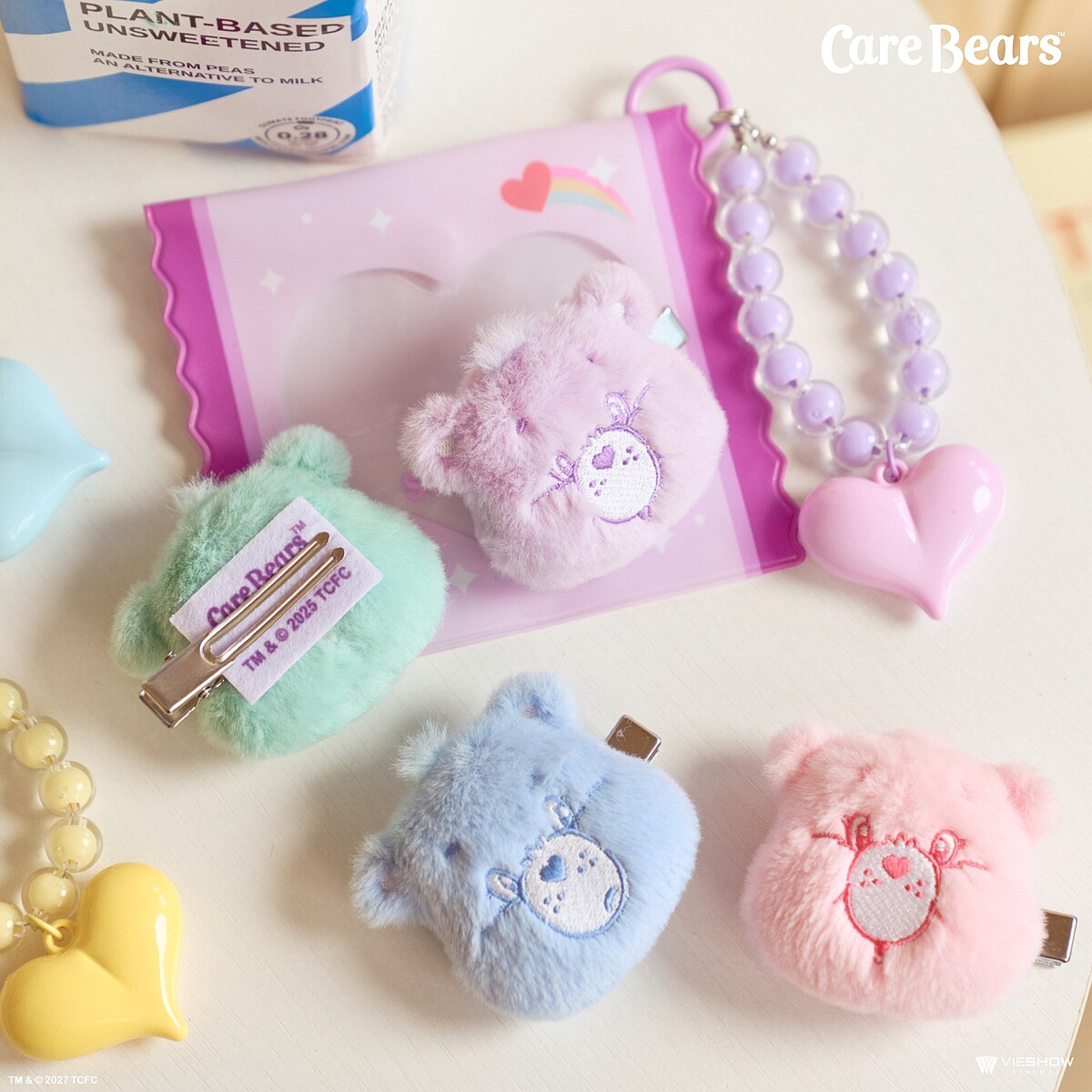 威秀影城 x Care Bears糖果包裝髮夾吊飾