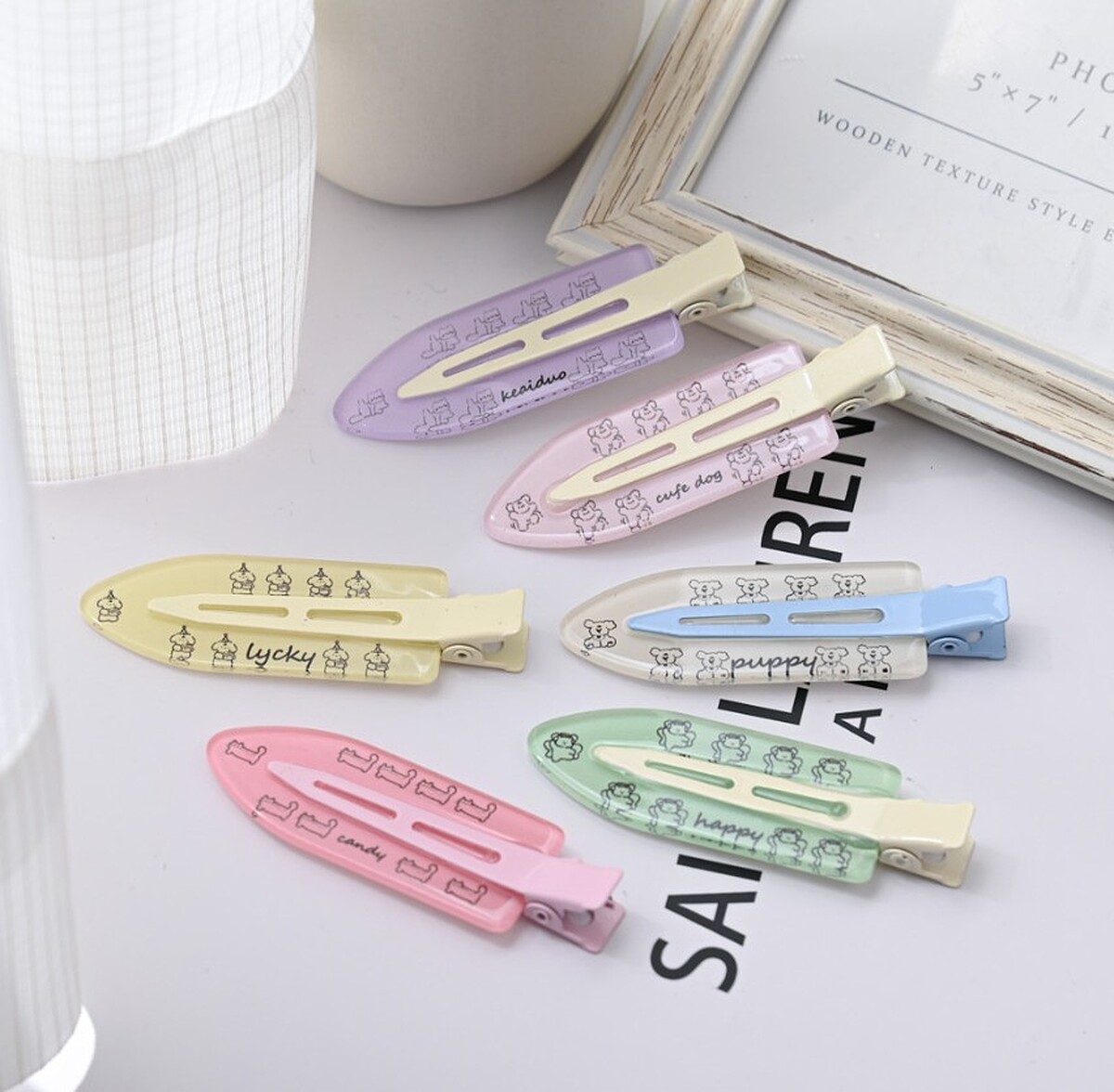 KALAIFU 可愛風無痕壓夾2入#多款任選，NT119。