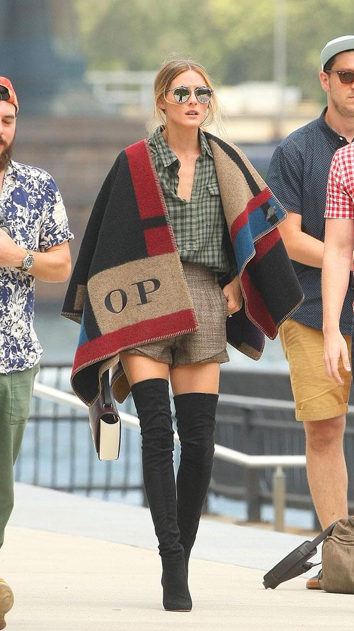 Olivia Palermo wearing Burberry
