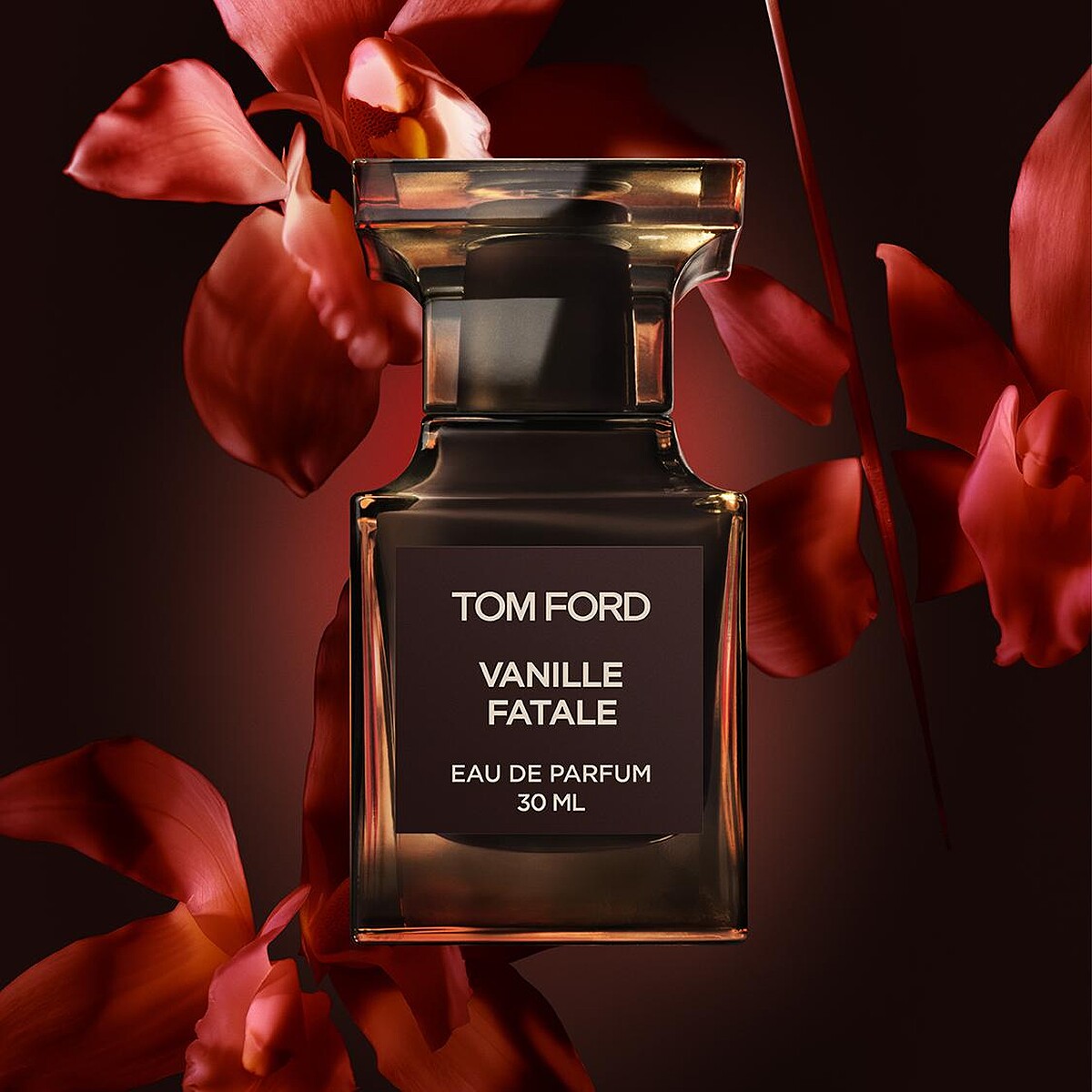 Tom Ford引誘香草淡香精Vanilla Fatal情境圖。
