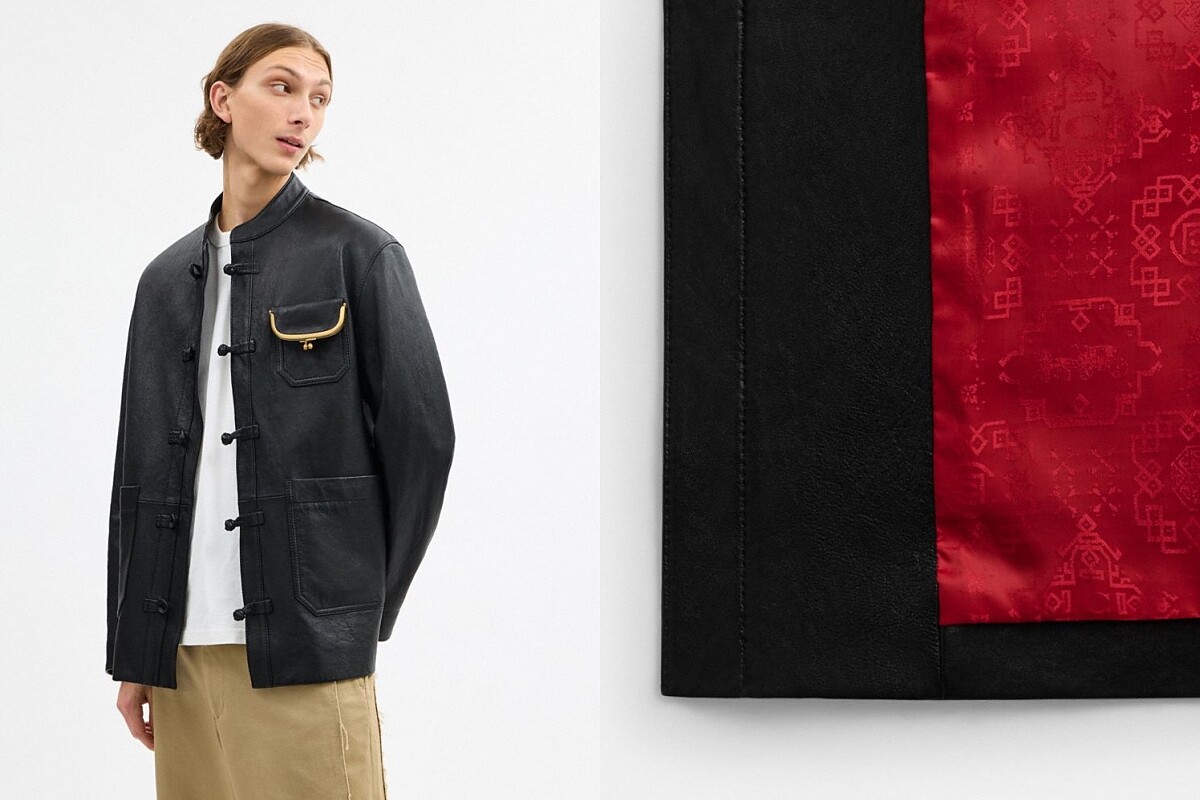 COACH CLOT 正面結飾皮革外套 NT.35,900